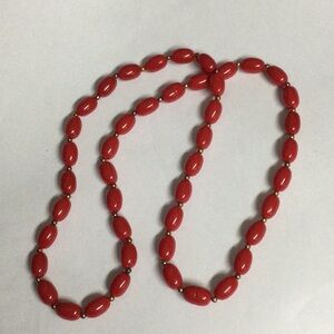 Red Beaded Necklace